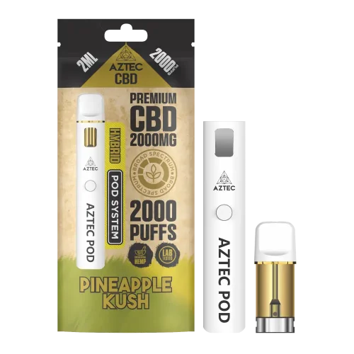 Aztec CBD Pod System 2000MG - Pineapple Kush