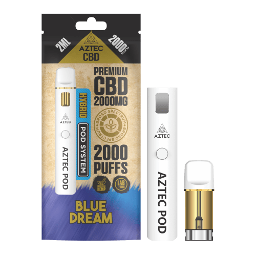 Aztec CBD Pod System 2000MG - Blue Dream