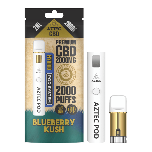 Aztec CBD Pod System 2000MG - Blueberry Kush