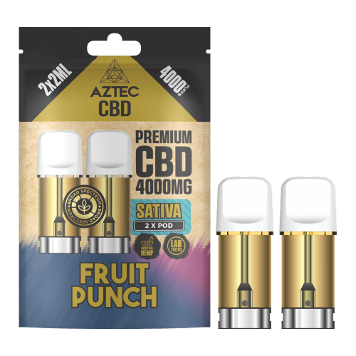 Aztec CBD Pod Refill 4000MG - Fruit Punch