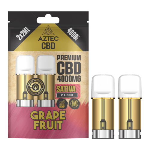 Aztec CBD Pod Refill 4000MG - Grape Fruit