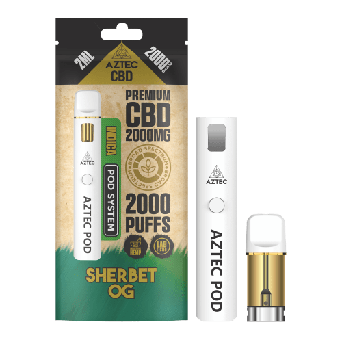 Aztec CBD Pod System 2000MG - Sherbet OG