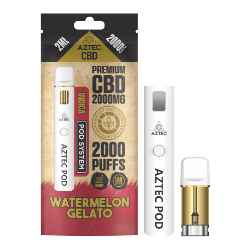 Aztec CBD Pod System 2000MG - Watermelon Gelato