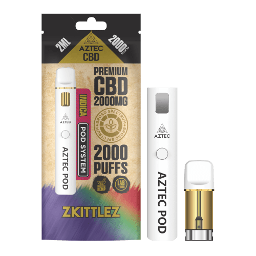 Aztec CBD Pod System 2000MG - Zkittlez